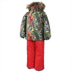 Komplekt DANTE 41930030 (110CM) 63520-valge papagoi MUSTRIGA/punane Huppa
