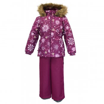 Tüdrukute komplekt 41950030 WONDER, 94234-bordoo (110-140cm)   Huppa