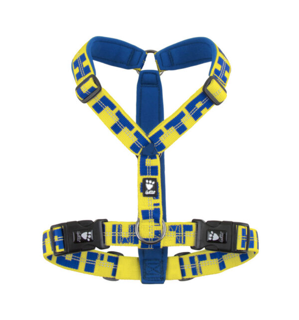 Hurtta rakmed/traksid koerale 80-100cm Padded Y-harness – KOLLANE/SININE HEATEGUVUSLIK MÜÜK!!