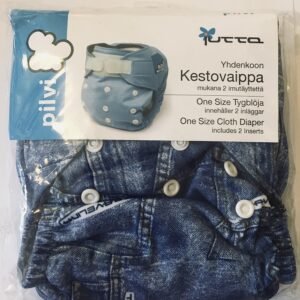 Pilvi trukk-kinnitusega mähkmepüksid +2 mähkmesisu Teksamustriga