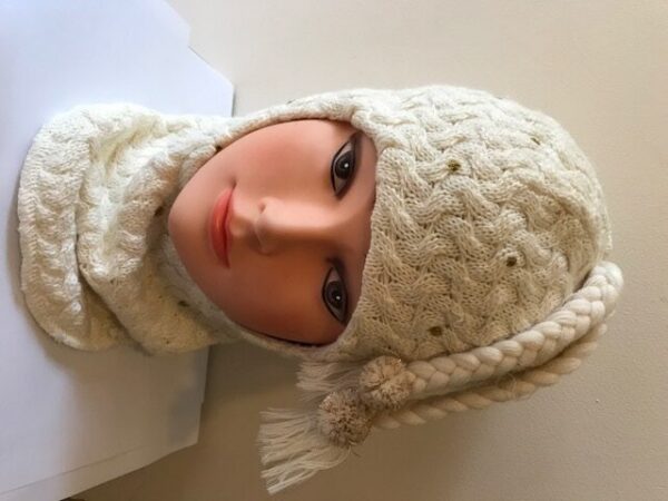 MASK-MÜTS 896 PAULA 48cm 100-valge Lenne