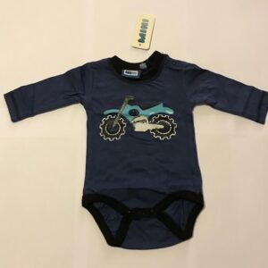 Body Mini 56cm pika varrukaga sinine mootorrattaga