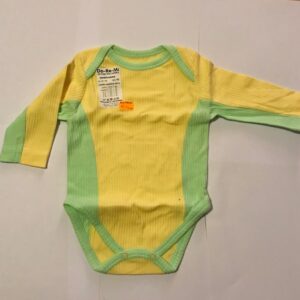 Body Do-Re-Mi kollane/roheline 62-68cm