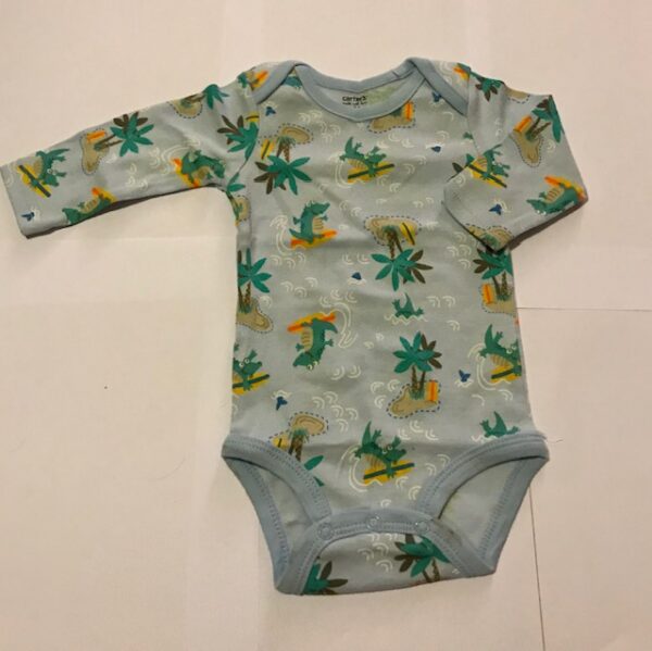 Carter`s body helesinine/krokodillidega 55-61cm