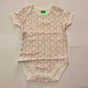 Body Early Days valge/lilledega 56/62cm