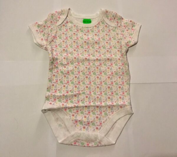 Body Early Days valge/lilledega 56/62cm