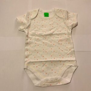 Body Early Days valge/tähekestega 56/62cm