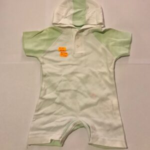 Suvebody 61-113 kapuutsiga valge/ roheline 62cm
