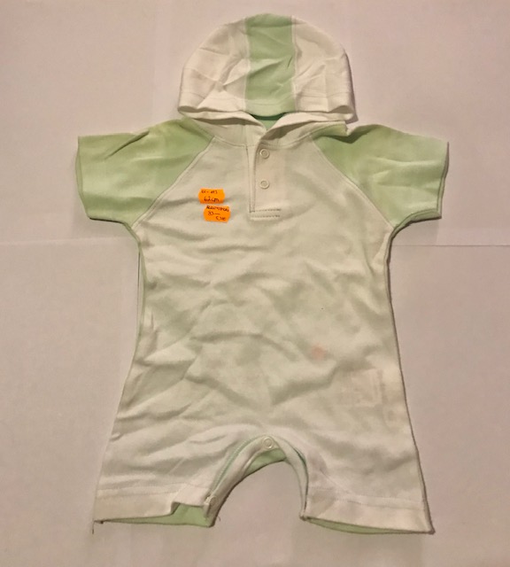Suvebody 61-113 kapuutsiga valge/ roheline 62cm