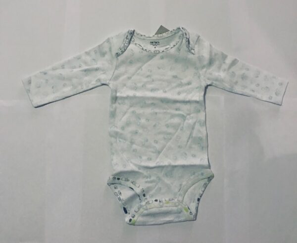 Body Carter`s 61-67cm valge/helesiniste hobustega