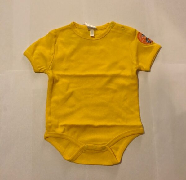 Body lühikeste varrukatega,62/68cm/0-6kuud Anewee kollane