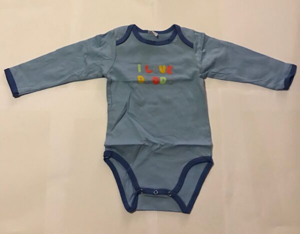 Body 407231 helesinine/I Love Daddy 74cm