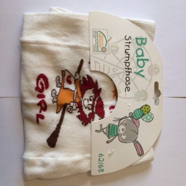 Sukkpüksid Nat.Valge Girl 62/68cm Baby