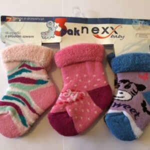 Sokid frotee 3tk 9-10cm Roosa laiguline/Roosa Lady/Lilla Sweet