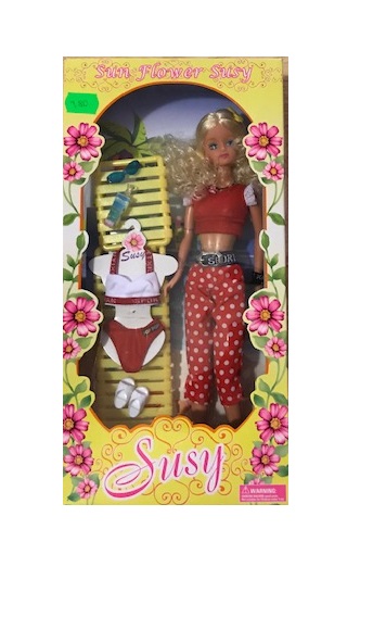 Sun Flower Susy punase pluusiga