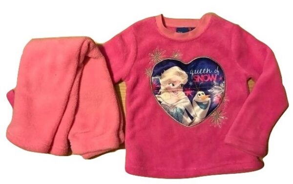 Pidzaama 3/4aastasele 98-104cm Disney Queen of Snow tumeroosa+roosa