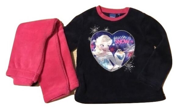 Pidzaama 5/6aastasele 110-116cm Disney Queen of Snow t.sin+roosa