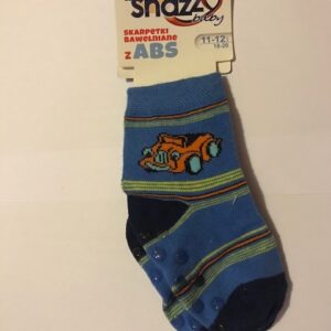 Sokid ABS piduritega 9-10cm (15-17) Sinine Auto