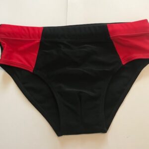Ujumispüksid poiste 134cm Must/punasega