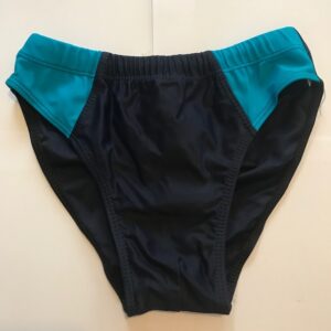 Ujumispüksid poiste 134cm T.sinine/türkiis