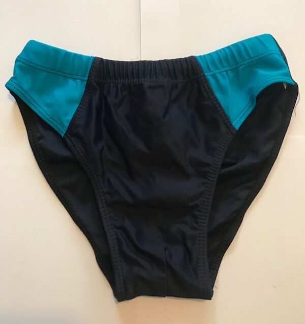 Ujumispüksid poiste 134cm T.sinine/türkiis