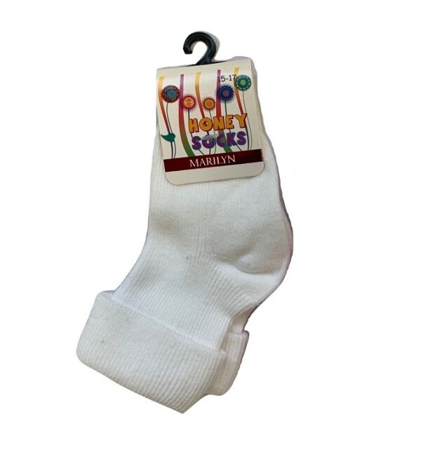 Valged Marilyn Honey Socks beebisokid 15-17