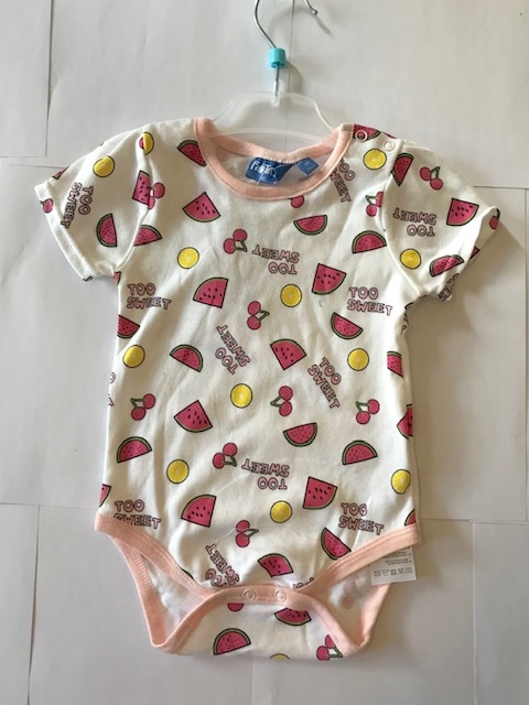Beebi body FabTastics Too Sweet Valge