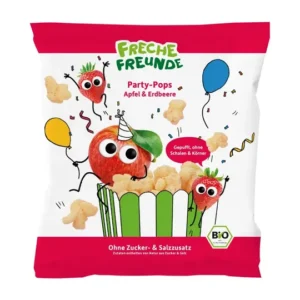 Maisi- ja riisiküpsised õunte ja maasikatega, alates 12. elukuust. 15g FRECHE FREUNDE