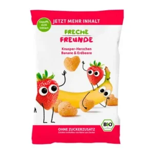 Mais maasikate ja banaanidega, alates 12. elukuust, ökoloogiline FRECHE FREUNDE 30 g