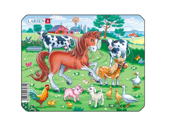 Papist puzzle 10-osaline Poni sõpradega 2+aastasele  MINI V5