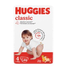 Huggies mähkmed Classic  4 7-18kg 44tk