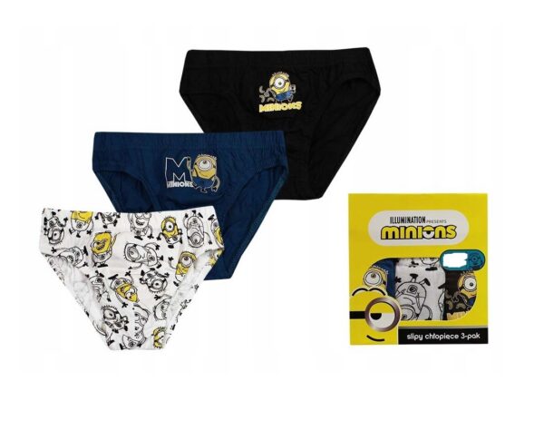 Aluspüksid Minions  3paari 6/8aastasele 128/134cm