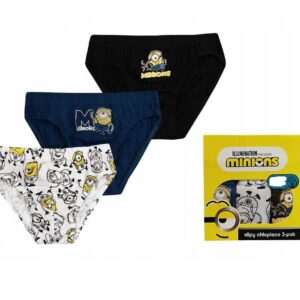 Aluspüksid Minions 3paari 5/6aastasele 116/122cm