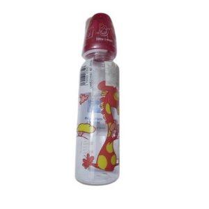 Lutipudel 330ml reguleeritava vooluga,ümara tilkumatu silkoonlutiga  0-18kuud Kaelkirjak/hiir punane Tigex