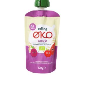Kaerapuder  õuna, bataadi ja ploomidega Salling Eko öko 6+kuust 3x120g (1tuub-1,20eur)