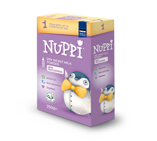 NUPPI® 1-adapteeritud piimal põhinev imiku piimasegu 0-6.kuuni-24pakkix350g(1pakk-4,07eur)