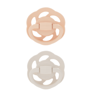 nip® Cherry Green säästvatest materjalidest vastsündinu lutid (0 – 2 elukuud) Orange/Ivory 2tk