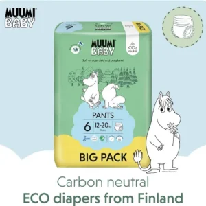 Muumi Öko püksmähkmed N6 12-20kg 52tk Junior