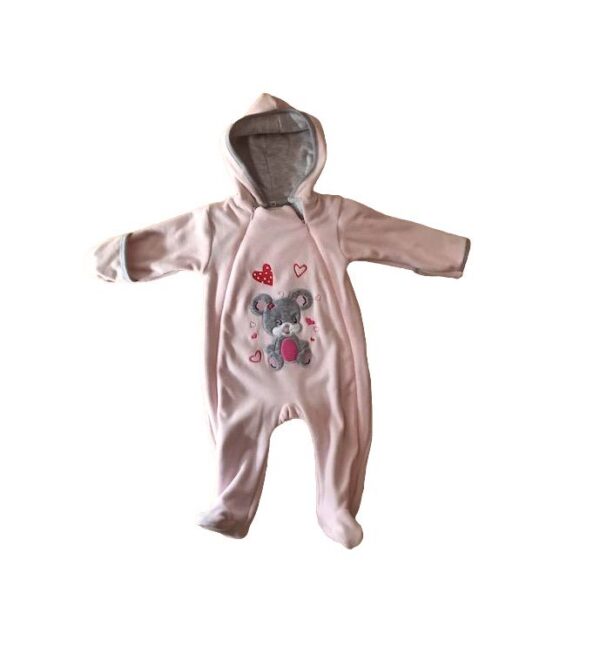 Beebikombe 74cm Heleroosa Hiireke
