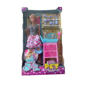 Cute Pet Salon nukk+lemmikloomad+salong tarvikutega Steffi Love 105733266