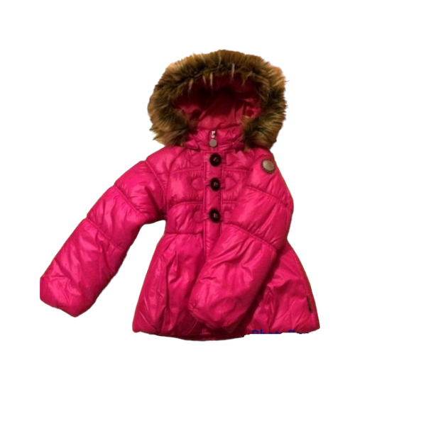 Tüdrukute termokontrolli anduriga talvemantel Luhta roosa 116cm