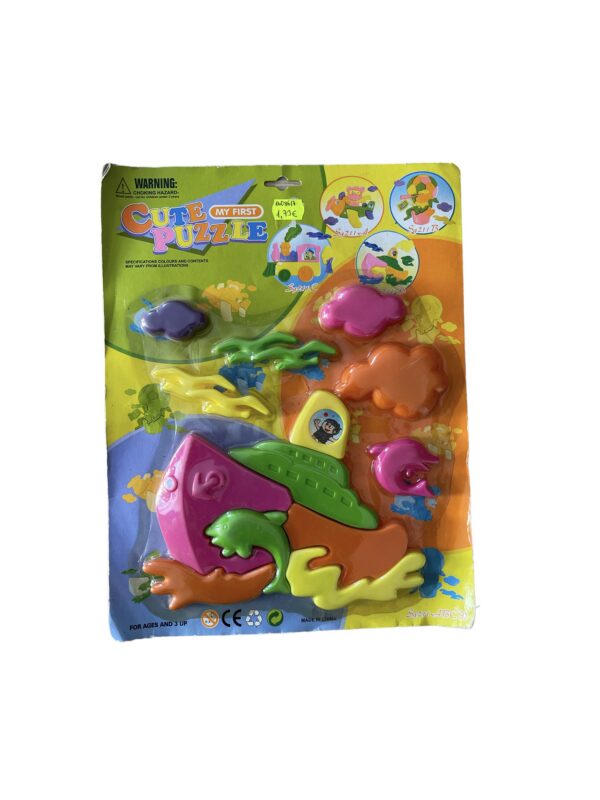 Plastikust puzzle suur 13-osaline Meresõit