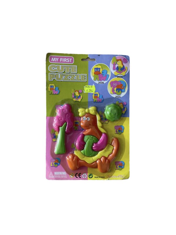 Plastikust puzzle  10-osaline Draakonitüdruk 202A