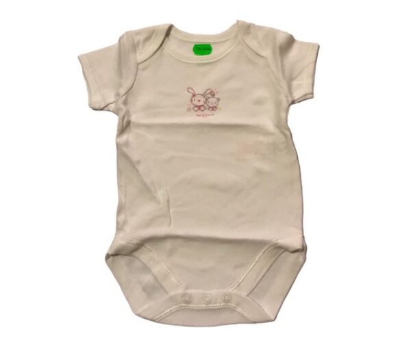 Body Early Days valge/jänku sõpradega 56/62cm