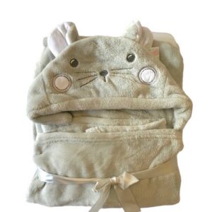 SoCute beebitekk kapuutsiga 75x100cm hall Hiireke
