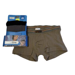 Aluspüksid/bokserid poisile hall/khaki/must 3tk 4/5aastasele