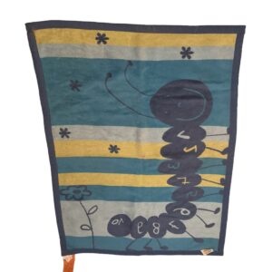Tekk Sinine Sajajalgsega Öko-Tex 75x100cm