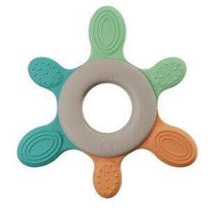nip® Stay Green jahutav närimisrõngas alates 3+ elukuud (turquoise, orange, green)