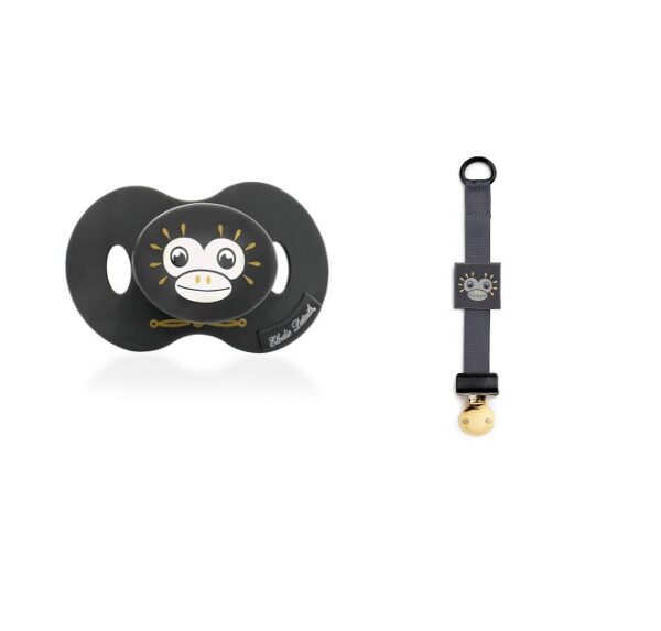 Elodie Details Pacifier Clip – Playful Pepe Patch  One Size lutipael+Pacifier lutt 3+kuud