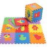 Puzzlematt põrandale loomad,linnud ja putukad 10tk-pakendis (1puzzle number-32x32cm) – pilt 2